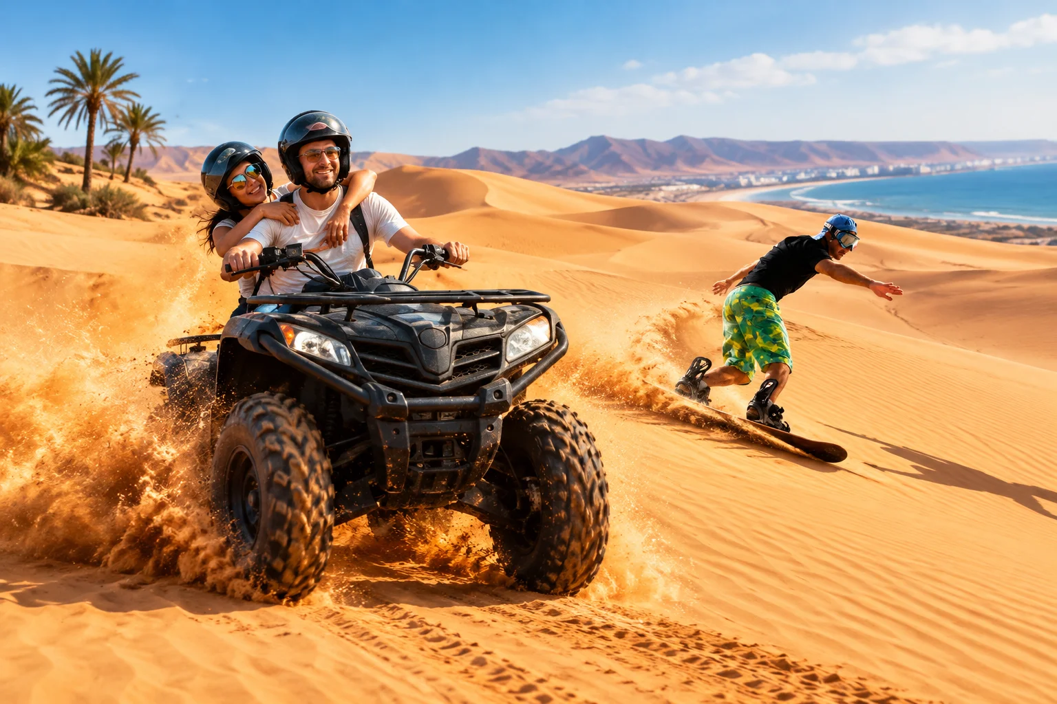 Quad Biking & Sand Boarding